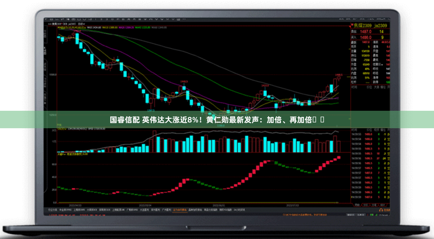 国睿信配 英伟达大涨近8%！黄仁勋最新发声：加倍、再加倍⋯⋯