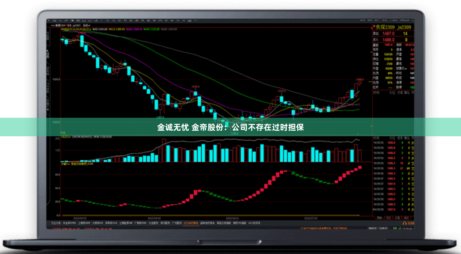 金诚无忧 金帝股份：公司不存在过时担保