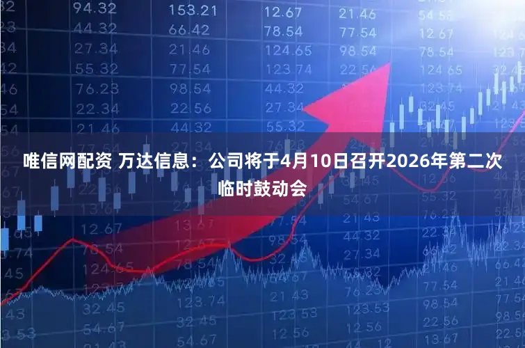唯信网配资 万达信息：公司将于4月10日召开2026年第二次临时鼓动会