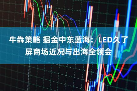 牛犇策略 掘金中东蓝海：LED久了屏商场近况与出海全领会